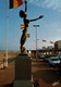 9708 CANET  PLAGE Statue "La Fille Du Soleil Et De La Mer" Sculpteur Vanczak    (recto-verso) 66 Pyrénées Orientales - Canet En Roussillon