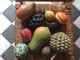 LOT 21 FRUITS DÉCORATIFS  *Passiflore *Aki *Sapote *Durian *Carambole *Fraise *Poire *Mangue *Noix De Coco ETC... - Andere & Zonder Classificatie