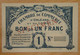 ORLÉANS ( Loiret 45) 1 Franc Chambre De Commerce 1914 SPECIMEN - Chambre De Commerce