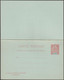Réunion 1901 Carte Postale, Entier Postal Officiel Avec Réponse Payée. 10 C Allégorie, Carmin, Sans Date. Superbe - Lettres & Documents