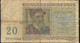 BELGIUM P132a 20 FRANCS 1950 FINE - 20 Francs