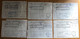 Italia/Italy/Italie: Lotto Di 6 Bollettini Pacchi, Lot Of 6 Parcel Bills, Lot De 6 Factures De Colis - Lotti E Collezioni