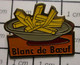 313i Pin's Pins / Beau Et Rare / THEME : ALIMENTATION / Plus Besoin De Tournesol Ukrainien ! BLANC DE BOEUF FRITES - Alimentation