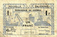 NEW CALEDONIA 1 FRANC BLACK MINE FRONT ANIMAL BACK DATED 29-03-1943 (BACK 29-01-43) P55 F+ READ DESCRIPTION!! - Nouméa (Nuova Caledonia 1873-1985)