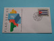 FLAG SERIES - UNITED NATIONS " CUBA " 1988 ( See / Voir Scan ) Enveloppe ! - Covers & Documents