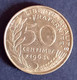 50 Centimes Marianne  1963 Trois Plis - 50 Centimes