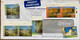 UNITED NATION-AUSTRIA WIEN 2004, AIRMAIL COVER,7 STAMPS ,RAILWAY ON BRIDGE,BUILDING,ARCHITECTURE - Lettres & Documents