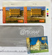 UNITED NATION-AUSTRIA WIEN 2004, AIRMAIL COVER,7 STAMPS ,RAILWAY ON BRIDGE,BUILDING,ARCHITECTURE - Storia Postale