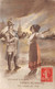 WW1 -  Patriotique Satirique GUILLAUME II Le Cruel, Une Alsacienne Chassant Le Kaiser ( ͡◕ . ͡◕) ♣ - Patriotiques