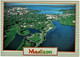 Lake Wingra And Downtown Madison, Wisonsin, US - Unused - Madison