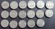 Lot De 17 Pièces 1 Franc Morlon Aluminium - 1 Franc