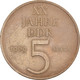 Monnaie, République Démocratique Allemande, 5 Mark, 1969, Berlin, TB+ - 5 Mark