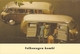 Volkswagen VW Kombi  - Carte Publicitaire - Publicity Postcard - Reclame - 2 Scans - Other & Unclassified