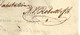 1830 Moudon  SUISSE Par Ferney Pour  HONORE MARSEILLE  Sign. Roberti Fils  V. Chateau De Moudon Marchands De Chandelles - ...-1845 Vorphilatelie