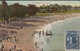 1900. Tasmania. POST CARD With Long Beach, Near Hobart To Washington USA With 2½ D TASMANS ARCH.  - JF430293 - Lettres & Documents