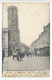 CPA Belgique MENIN ( Menen, Meenen ) - Grand Place Avec Arrêt Du Tram (Stoomtram, Vicinal, Tramway)  En 1903 - Animation - Menen