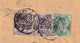 1905 - Enveloppe De Télégramme Urgent Recommandé De BOMBAY Mumbai, Inde, GB Vers Oberbris, Bohème, Autriche Hongrie - 1902-11 Koning Edward VII