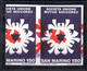 AV - SAN MARINO 1976 : Mutuo Soccorso N. 969 VISTOSA E RARA VARIETA' *** Cert Raybaudi M20p - Abarten Und Kuriositäten