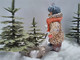 Christmas Tree Toy. Vanyusha On A Walk. From Cotton. 12 Cm. New Year. Christmas. Handmade. - Decorative Items