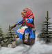 Delcampe - Christmas Tree Toy. Baba Yaga. From Cotton. 15 Cm. New Year. Christmas. Handmade. - Schmuck Und Dekor