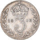 Monnaie, Grande-Bretagne, George V, 3 Pence, 1916, TTB, Argent, KM:813 - F. 3 Pence