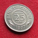 Guyana 25 Cents 1977 KM# 34 Lt 892 *V3T Guiana - Guyana