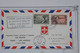 AU11 FRANCE  BELLE LETTRE  1959  IERE LIAISON AIR FRANCE PARIS LOS ANGELES USA  + AFFRANCH. PLAISANT - 1960-.... Brieven & Documenten