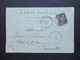 Frankreich  AK 1900 Etain Hotel De Ville Mit Bahnpost Stempel Frankiert Mit Sage - Etain