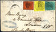 Cover 1859/68, 4 Lettere Con Timbri Privati Della Ditta LOWE Bros. Sulla Linea Ferroviaria Civitavecchia-Roma, 3 Per Rom - Stato Pontificio