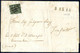 Cover 1857/58, 4 Lettere Da Roma Per Frascati Affrancate Per 2 B., Tutte Con Timbri Del Sevizio Postale Privato Roma-Fra - Papal States