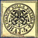 O 1852, 4 Baj. Giallo, Otto Filetti, Leggero Annullo, SPL, Firma AD (Sass. 5A, € 2.000) - Stato Pontificio