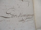 Marée Chaussée Pièce Signée 1771 Avec Sceau Gonvod Gouvod Verdun Plaintes De Fournel De Rouveau - Andere & Zonder Classificatie