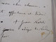 LAs Autographe Signée Verdun 1886 Jean Vatali évêque De Verdun Affaires Personnelles - Other & Unclassified