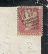 VICTORIA ONE PENNY ROUGE N°26 Oblitération N°794 - 26 Janvier 1876 Pour Swaffham - Lettres & Documents