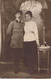 CPA Carte Photo D'un Militaire En Uniforme - Soldat Moustachu En Couple - Portrait - Characters