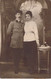 CPA Carte Photo D'un Militaire En Uniforme - Soldat Moustachu En Couple - Portrait - Personnages