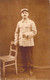 CPA Carte Photo D'un Militaire En Uniforme - Soldat Moustachu Identifié - Emile Rousseau 1915 - Portrait - Personen