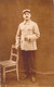CPA Carte Photo D'un Militaire En Uniforme - Soldat Moustachu Identifié - Emile Rousseau 1915 - Portrait - Personnages
