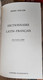 Dictionnaire De Latin De Poche // Latin - Français. (Goelzer 1966) - Dictionnaires