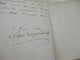 LAS Autographe Signée Colonel Charles1853 Affaires Militaires - Documenten