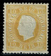 Portugal, 1870/6, # 37 Dent. 12 3/4, Tipo I, MH - Ongebruikt