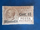 Italien 15 Centesimi Überdruck 10 Centesimi 1924 Postfrisch Posta Pneumatica Michel 173 - Pneumatic Mail