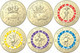 Australia Set Of 6 Coins: 1 - 2 Dollars 2021 "30y Of The Wiggles" In Kit BU - Zonder Classificatie