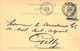 Entier Postal De Poperinghe à Gilly 1894 - - Cartoline 1871-1909