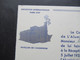 1937 Einladungskarte Exposition Internationale Paris 1937 Pavillon De L'Alluminium / Carte D'Entrée - Eintrittskarten