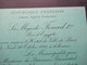 Delcampe - 1927 Zwei Einladungskarten Zum Besuch Sa Majestre Fouad 1. Roi D'Egypte In Paris Im Hotel De Ville Salon Des Arcades - Tickets D'entrée