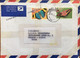 SOUTH AFRICA 2003, AIRMAIL COVER 2 DIFFERENT BUTTERFLY STAMPS ,CAPETOWN CITY TO INDIA - Lettres & Documents
