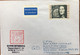 SWEDEN 1998, VIGNETTE, CHARITY LABEL ,JULPOST ,CHILDREN IN WINTER ! SOS BARNBYAR ,AIRMAIL COVER TO ENGLAND - Covers & Documents