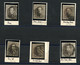 BELGIQUE - COB 10  - 10C BRUN MEDAILLON  - 11 TIMBRES NUANCES DIVERSES MARGES OBLITERES - 1858-1862 Medallions (9/12)