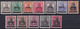 SAAR - 1920 - 3° TIRAGE - YVERT N° 2B+4B/8B+10B+12B/16B * MH (16B SIGNE BRUN !) - COTE = 401 EUR. - Unused Stamps